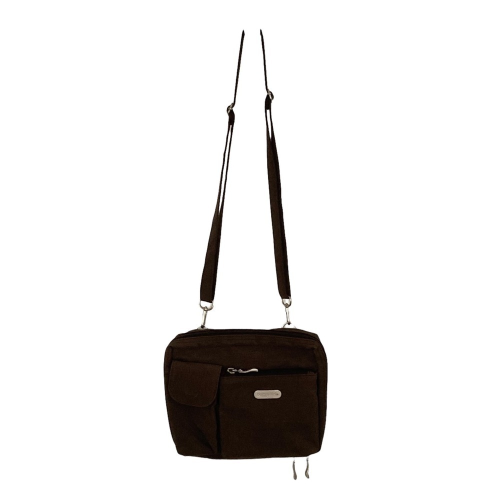 Baggallini Gray Crossbody/Shoulder Multi-Pocket Bag